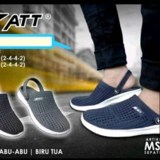 Sepatu Sandal Karet - Sandal Selop Att MSL 562/MSM 562