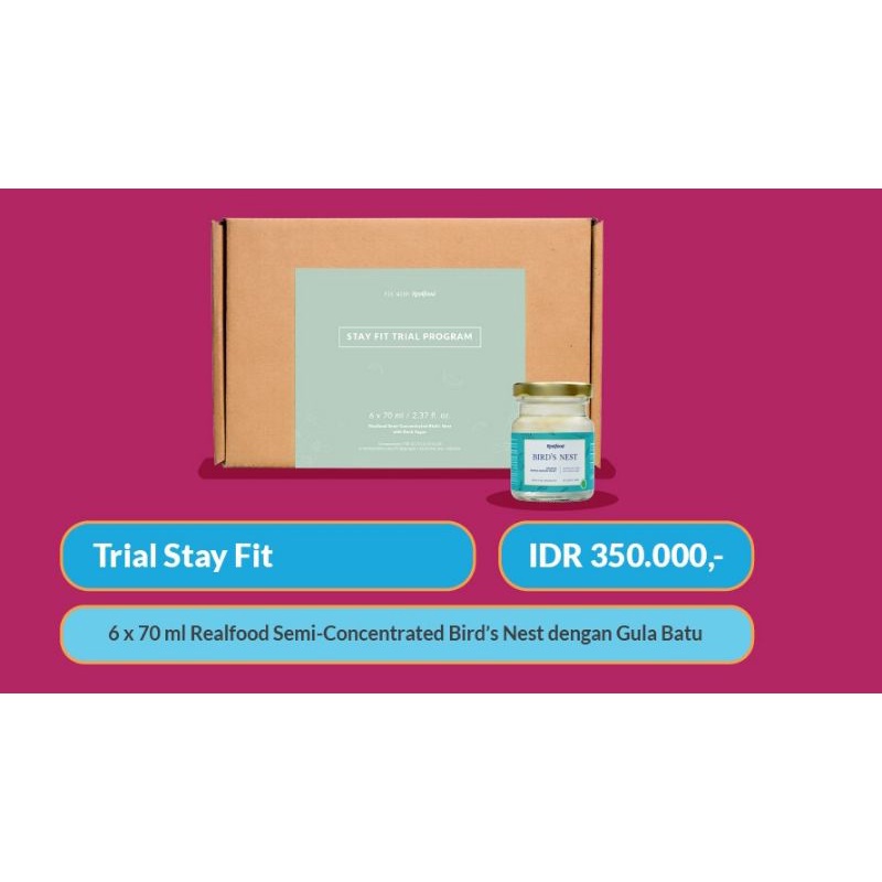 Trial Realfood Stay Fit