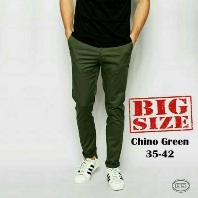 GESER KE PINGGIR Sz 36 42 Celana  Chino  Pria JUMBO SIZE 