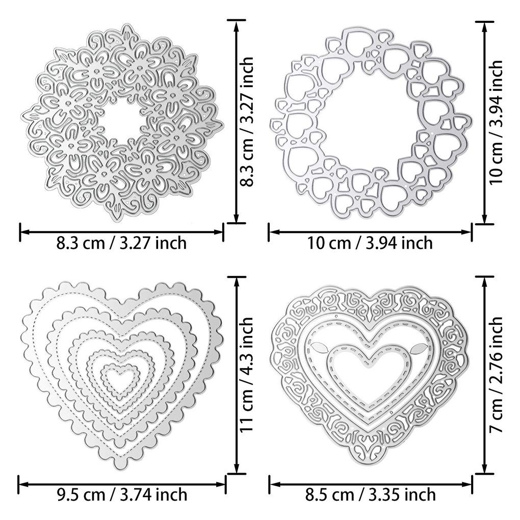 (house2020) 1 Set Cetakan Cutting Dies DIY Tahan Karat Bahan carbon Steel Untuk Sekolah