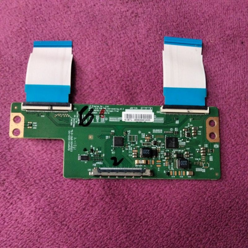 T-CON TCON TICON LOGIC IC DISPLAY TV PANASONIC TH-43E306G TH43E306G 43E306 TH43E306 TH-43E306 43E 43