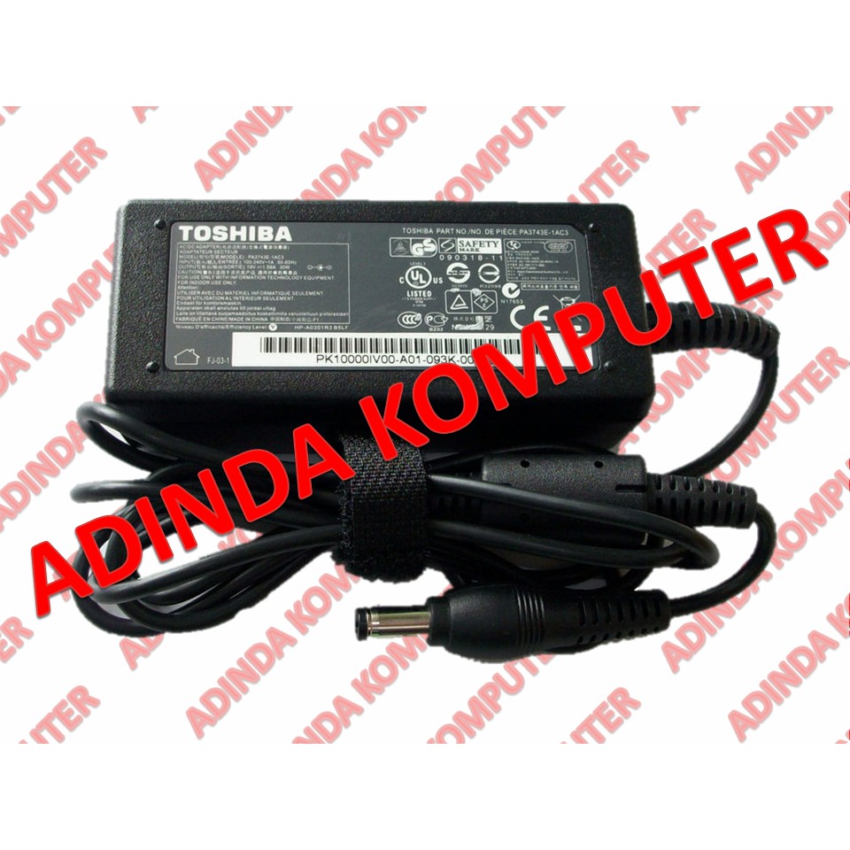 Adaptor Charger Toshiba 19V 1.58A 5.5 x 2.5 MM ORI