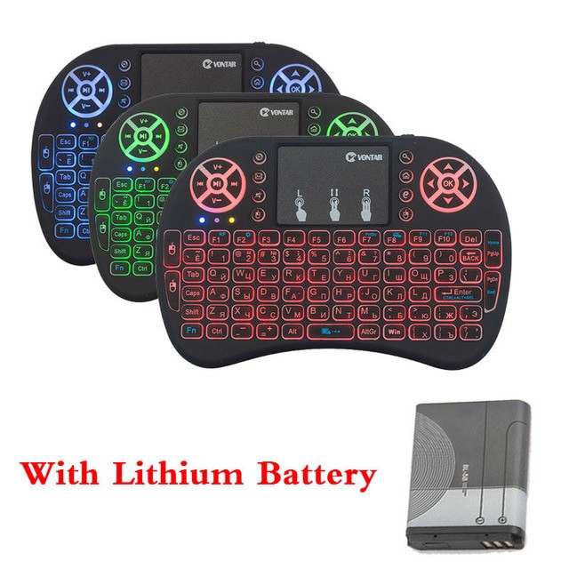 keybord wireles dg Touch Pad / mini keyboard wireless / keyboard mouse wireless RGB LED