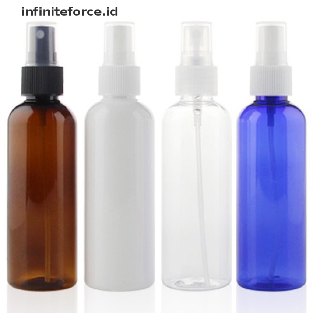 Botol Spray Kosong Portable Bahan Plastik Ukuran 100ml Untuk Sample Kosmetik