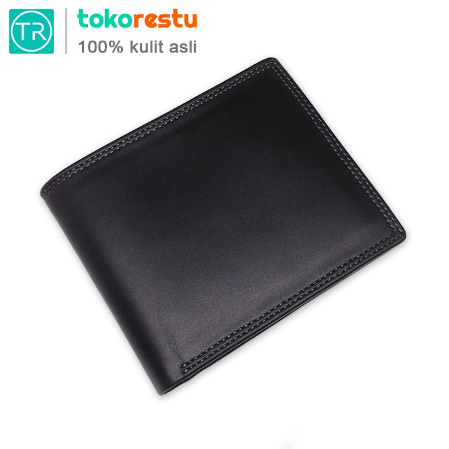 Dompet Kulit Pria Model Pendek Full Kulit Sapi Asli Garut TR449