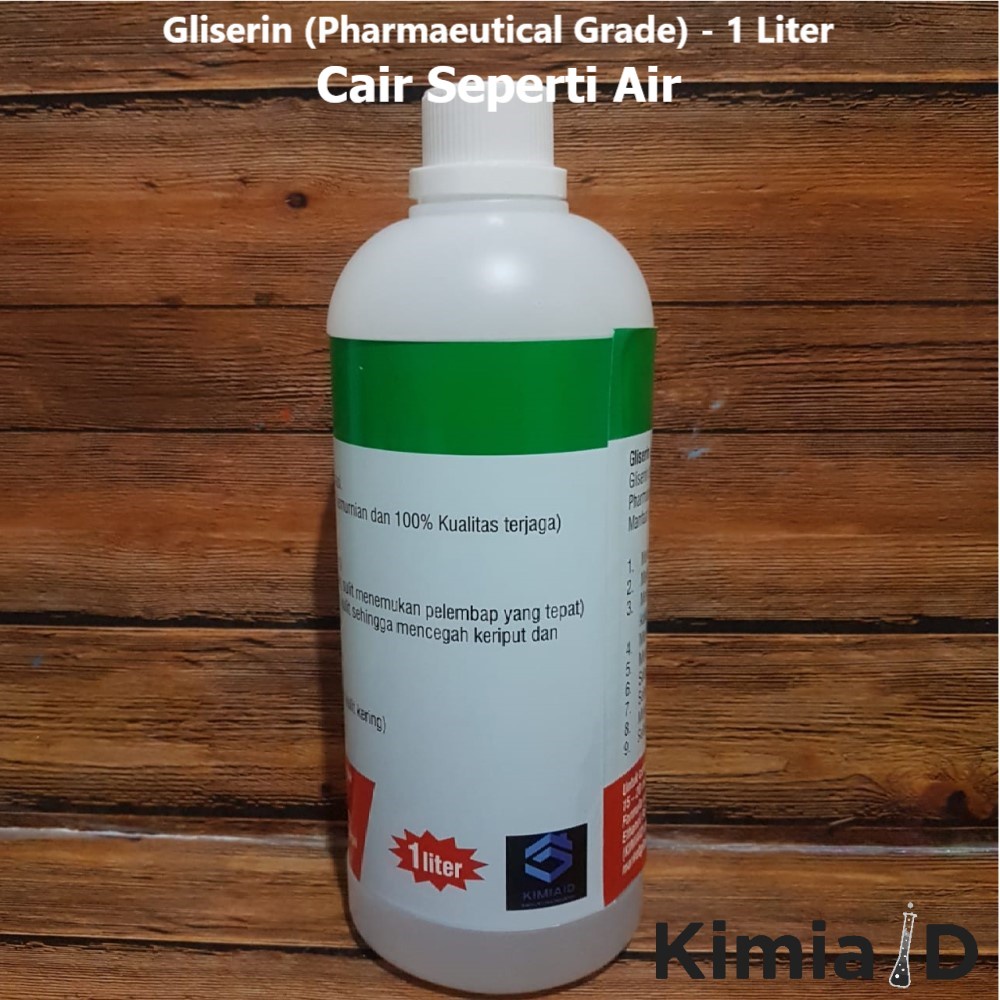 Gliserin 1 Liter - Gliserol - Hand Sanitizer - Aloe Vera Antiseptik - Vegetable Glycerin - Pelembab