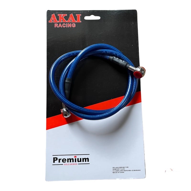 ( AKAI ) selang rem motor depan dan belakang ukurang 90cm/35inc 60cm/24inch selang rem akai  premium bisa untuk semua motor