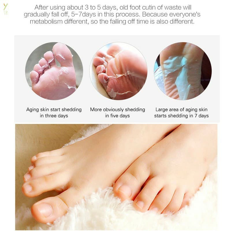 EFERO FOOT MASK masker kaki foot peeling foot exfloating efero exfoliating foot mask
