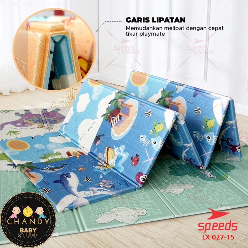 KARPET LIPAT MATRAS ANAK PLAYMAT BAYI SPEEDY