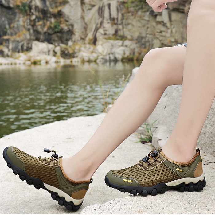 RYX - Hiking Plain Sepatu Sneakers Outdoor Pria Fashion Casual (NO BOX) - Ori Import