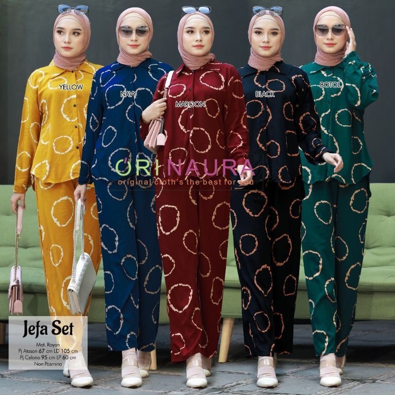 SETELAN RAYON DAILY ONE SET BAJU SETELAN WANITA KEKINIAN