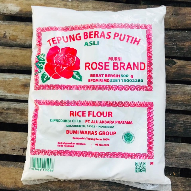 

Tepung Beras Rose Brand 500gr