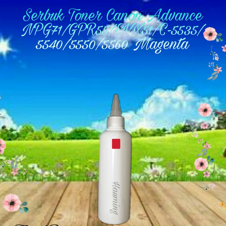 Serbuk Toner Canon Advance NPG71 NPG 71 C-EXV51 GPR55 IR ADV C5535 C5540 C5550 C5560 Magenta 1x Isi