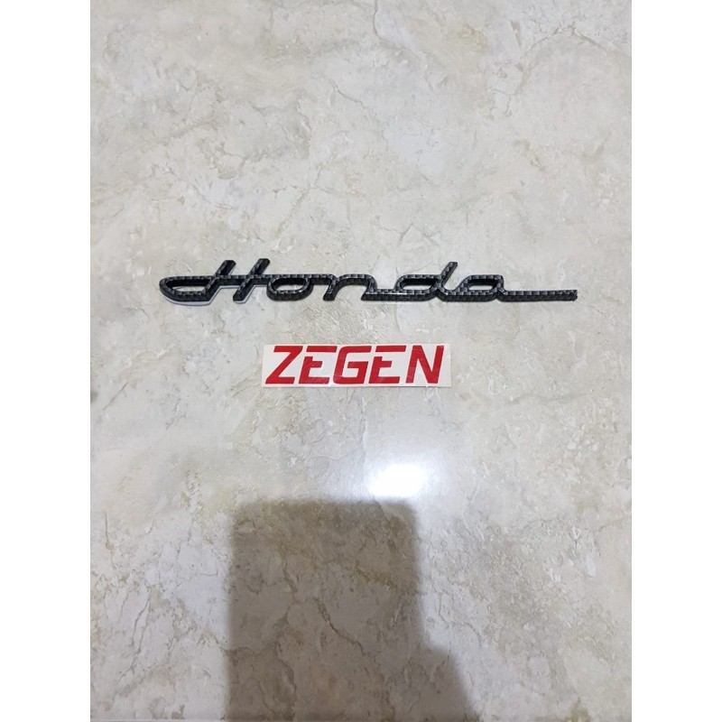 Emblem honda latin carbon import