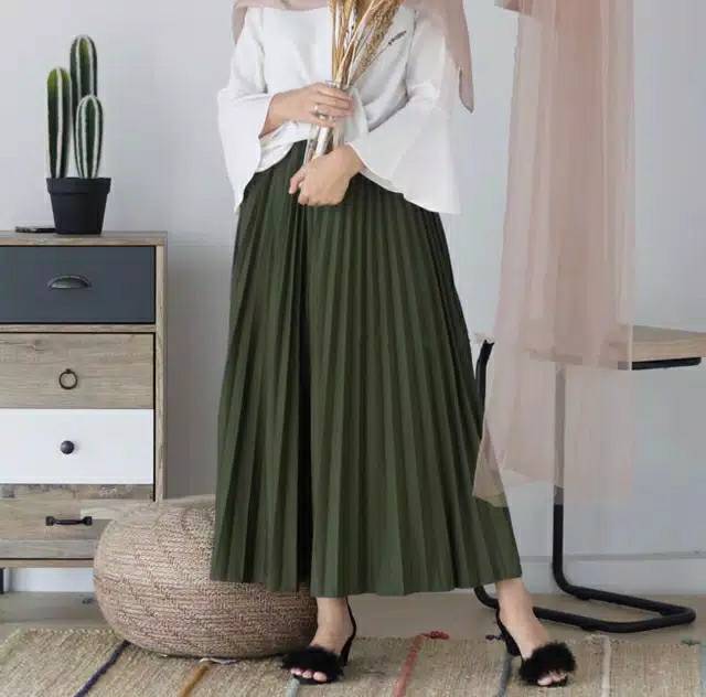 ROK PAYUNG PLISKET PREMIUM / PLARIA SKIRT