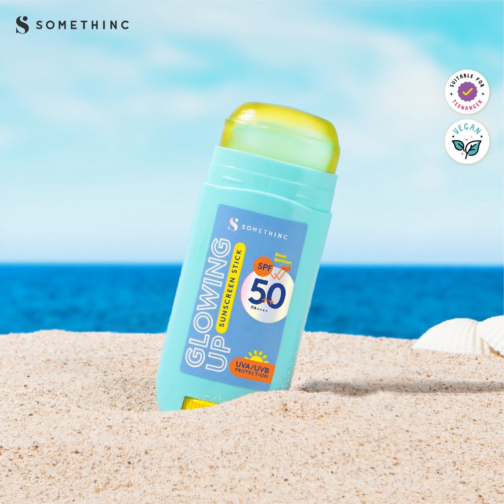 Somethinc Glowing Up Sunscreen Stick SPF 50++ PA ++++