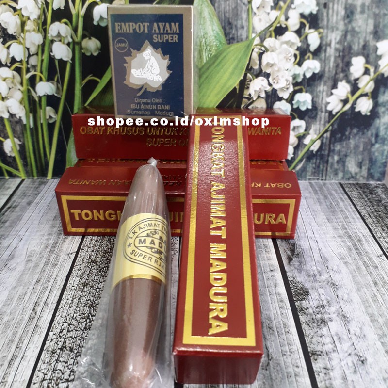 

[Paket Joss] Tongkat Madura Super & Empot Ayam Izin Depkes