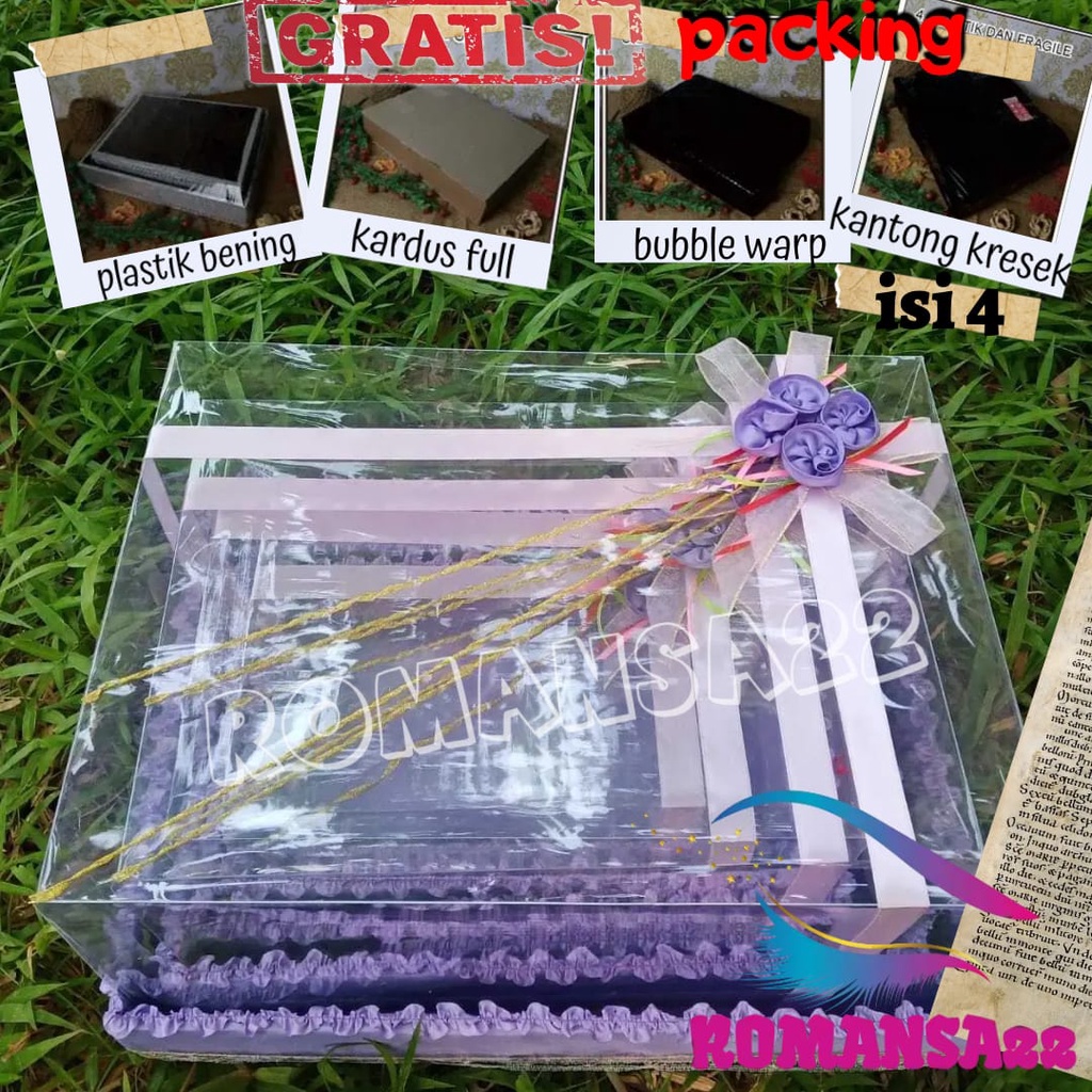 Kotak Seserahan Keranjang Parcel Hantaran Pernikahan Parsel Rotan Perlengkapan Baki Buah Kado Lamara