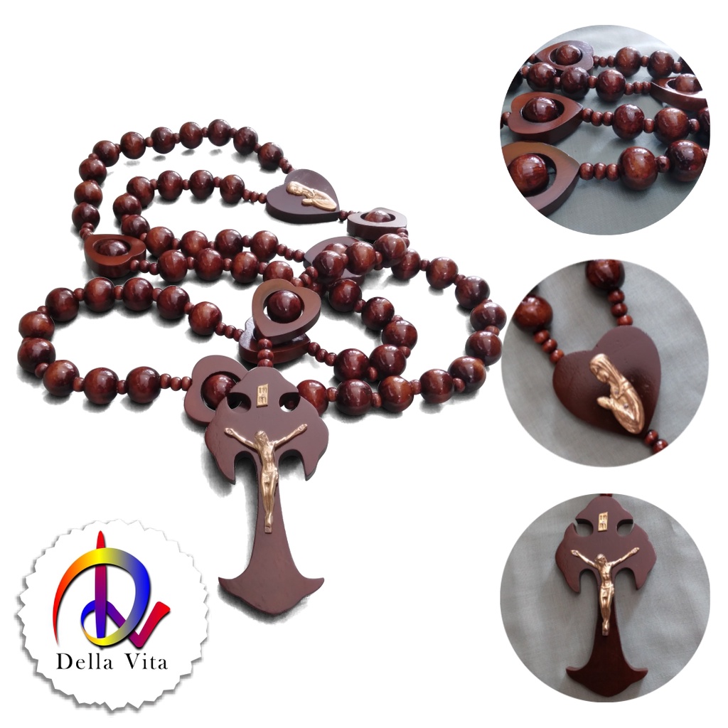 Rosario Dinding Besar/Rosario Dinding Rumah/Rosario Katolik/Rosario Hiasan Dinding Katolik