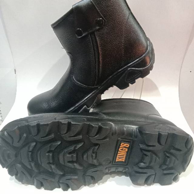 SEPATU SAFETY RESLETING BOOT KULIT ASLI