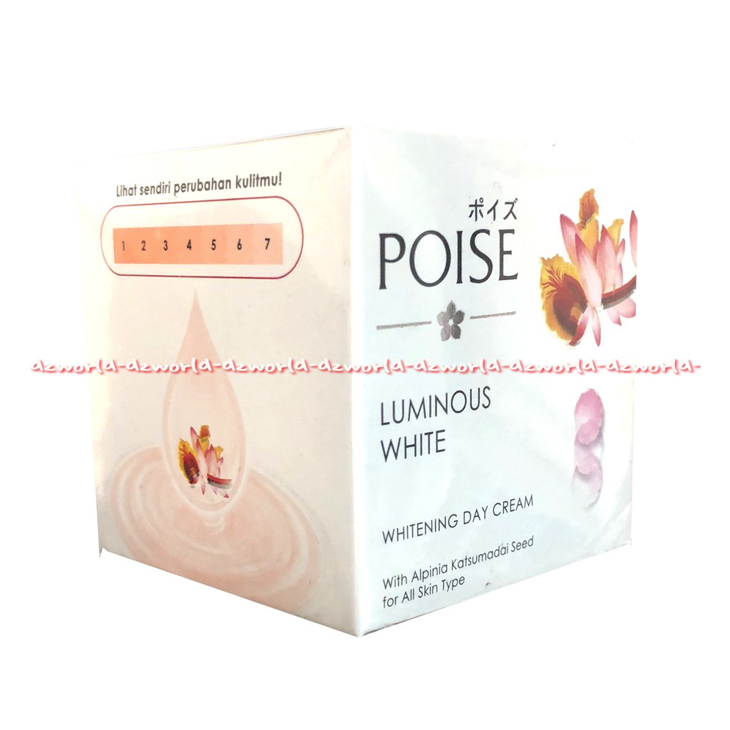 Poise Luminous White SPF 19 Whitening Day Cream Krim Pemutih Kulit 50gr