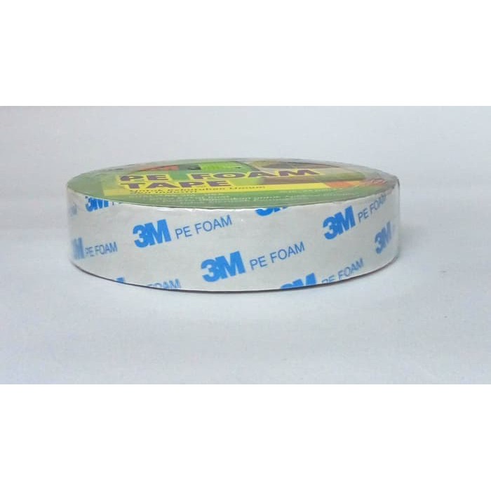 DOUBLE TAPE 3M DOUBLE SIDED Polyethylene PE Foam Tape 24 mm x 4 M DOUBLE TAPE BUSA 3M DOUBLE TIP