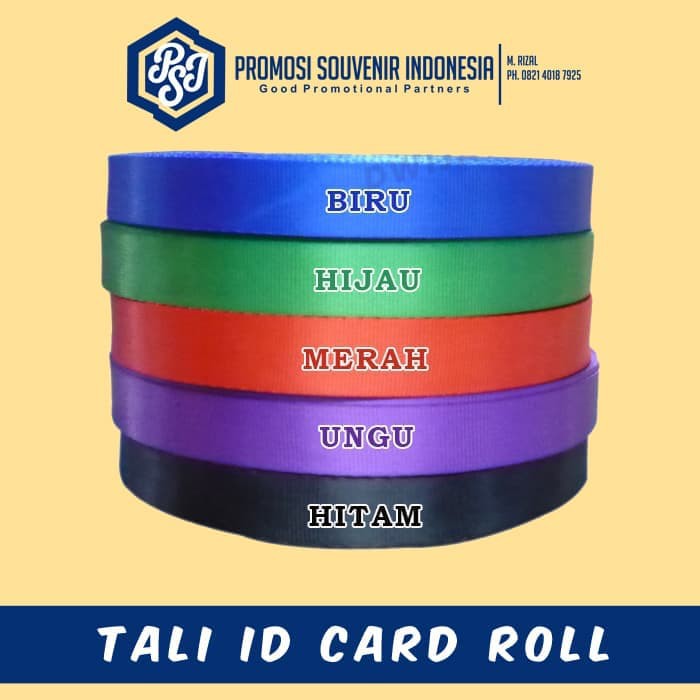 

Tali Lanyard Nylon ID Card : 2 cm
