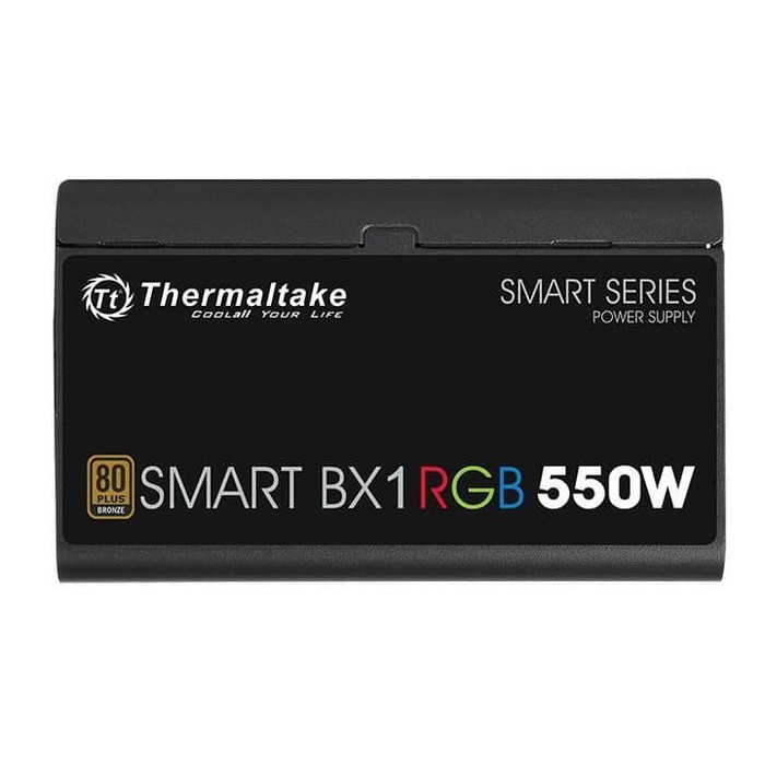 Thermaltake Smart BX1 RGB 550W 80+ Bronze PSU ATX Hitam