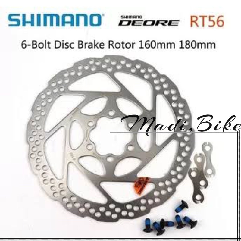 Rotor shimano sm rt 56 180 atau 160 mm ori