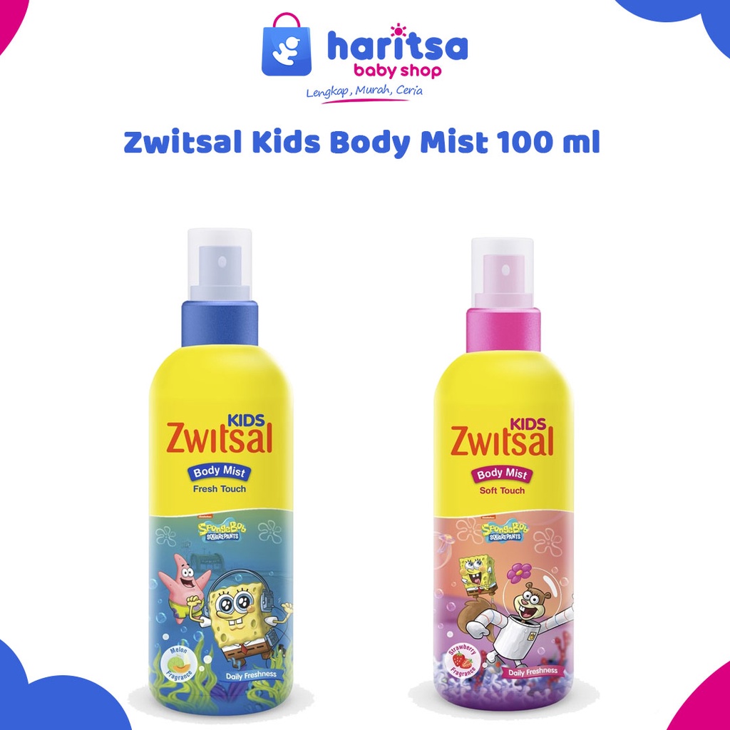 Zwitsal Kids Body Mist Fresh Touch &amp; Soft Touch 100ML