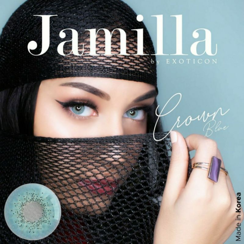 Softlens X2 JAMILLA 14.5 MM CROWN BLUE MINUS -0.50 S.D -6.00