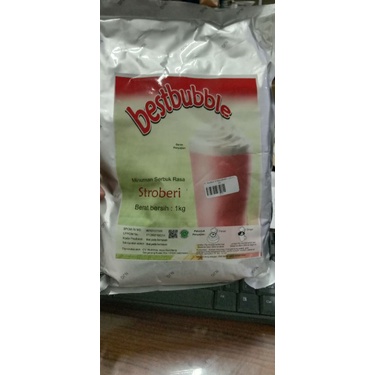

Best Bubble Strawberry Drink Powder 1kg