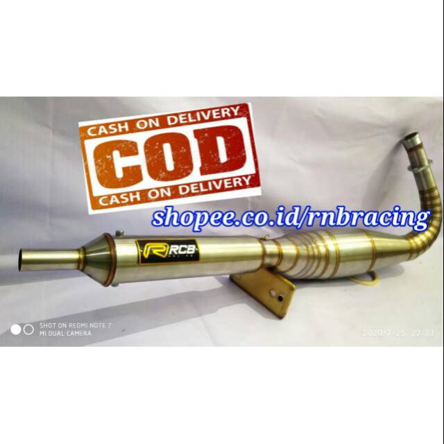 Knalpot RX KING RX SPECIAL Kolong Pyton Stainless RCB