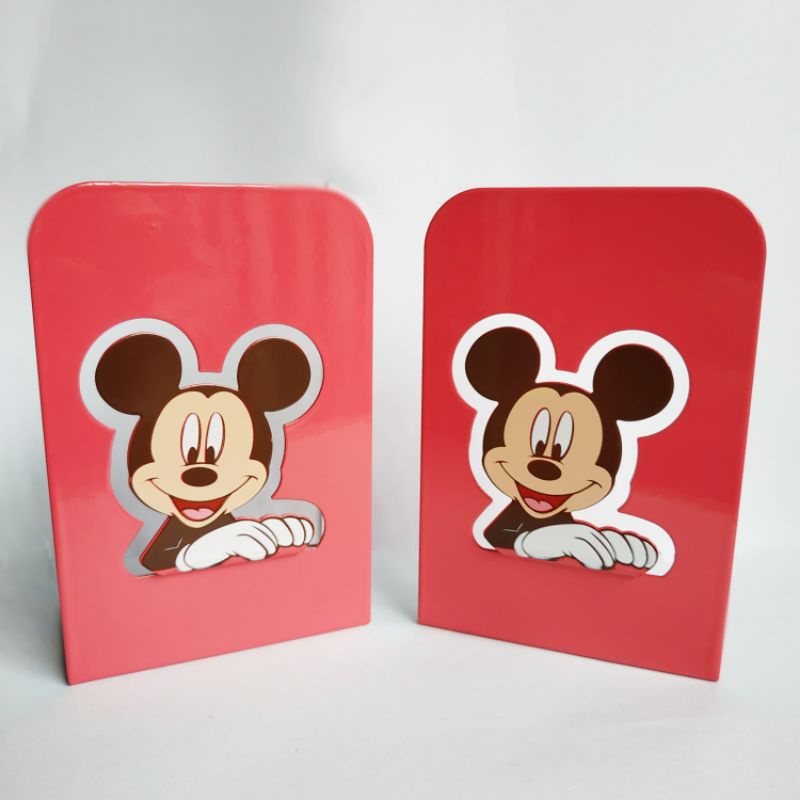 LS07  Stand Buku Kecil Mickey 4 Dimensi / pasang