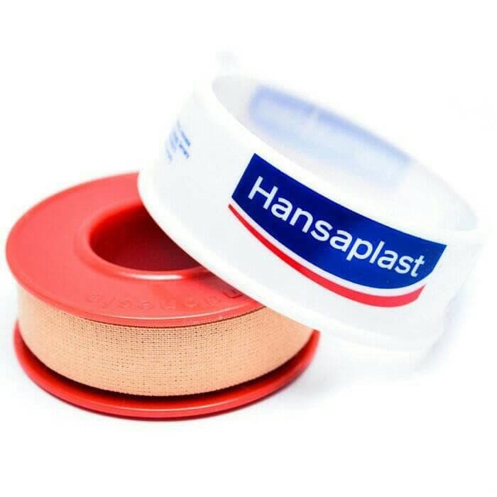 (bisa gojek ) Per Pisc banda aceh Hansaplast Roll Plester Gulung Kain 1,25 cm x 1 m / 4,5 m / 5m Uku