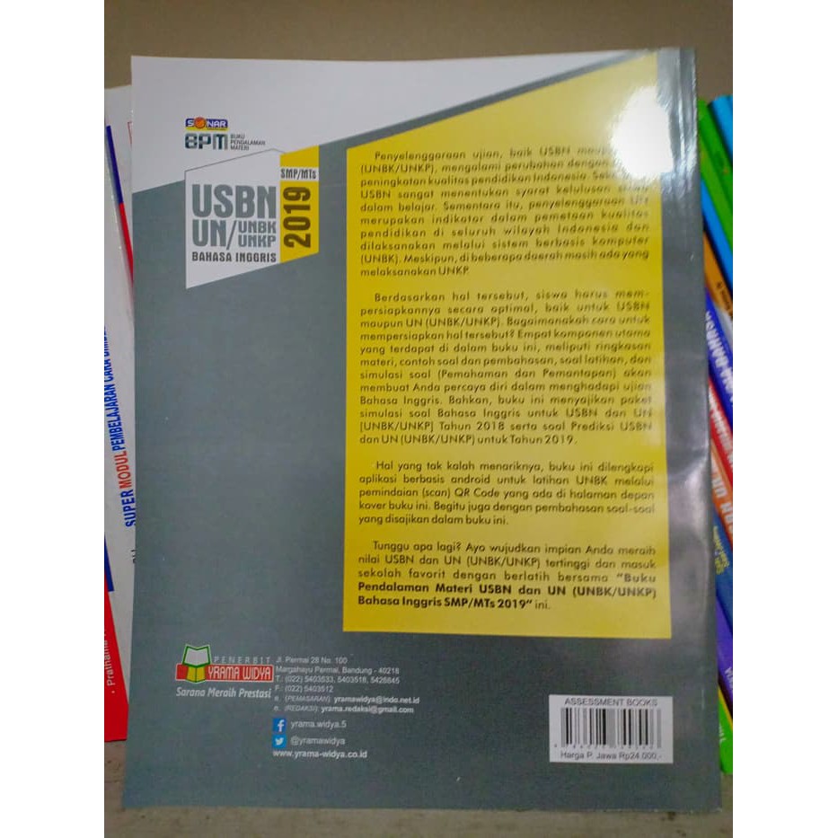 Soal Smp Bpm Usbn Un Unbk Unkp Bahasa Inggris Smp Mts 2019 Shopee Indonesia