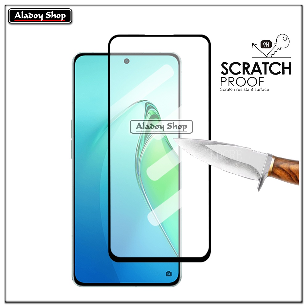 PAKET 2 IN 1 Tempered Glass Layar Oppo Reno 8 Pro + Skin Carbon Film 3D