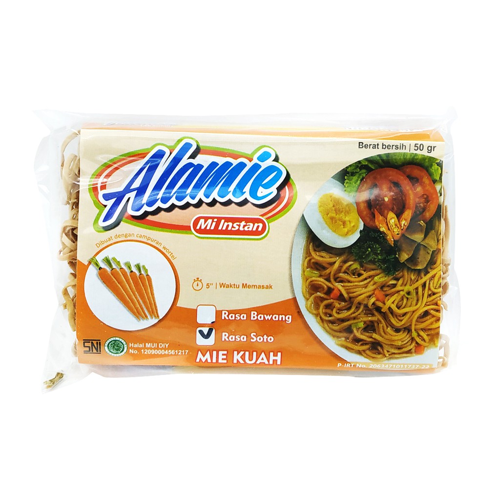 

Alamie - Mie Wortel Kuah Soto 50gr