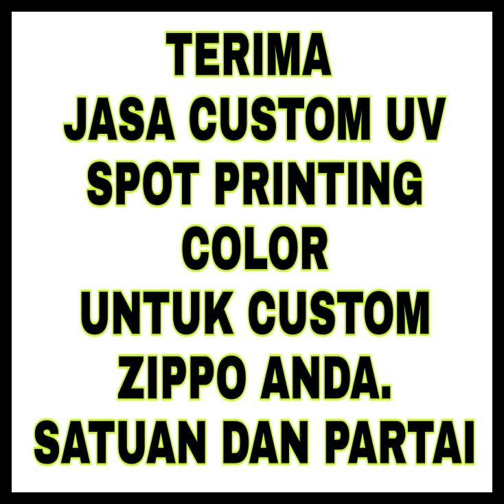 Korek Api Zippo Custom Grafir Foto Logo Dan Nama Premium Quality