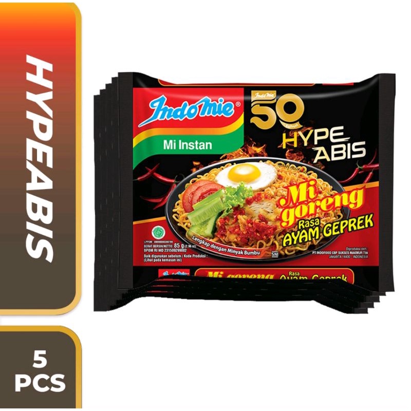 

indomie goreng hype abis ayam geprek 85g 5pcs