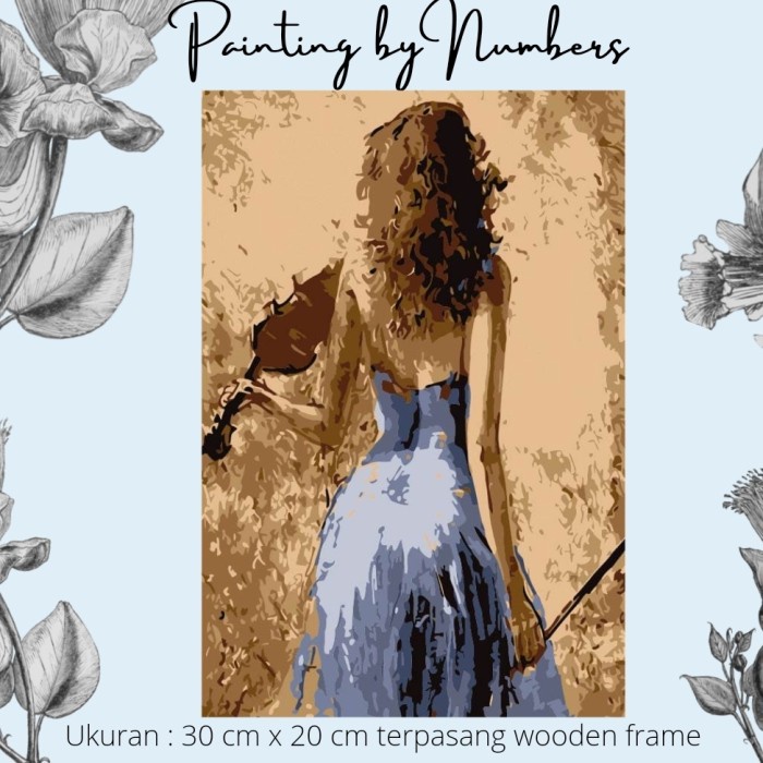 

Produk Terbaru Diy Painting By Number 30X20Cm Kerajinan Tangan - Violin Girl