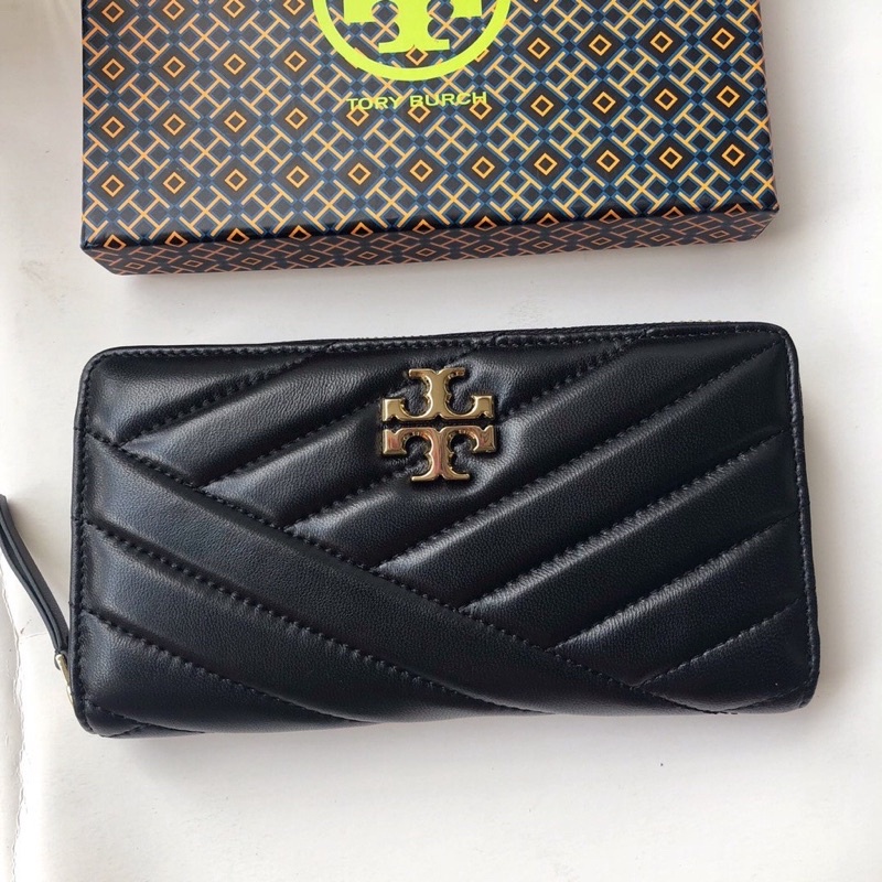 Tory Burch Kira Chevron Long Wallet Original