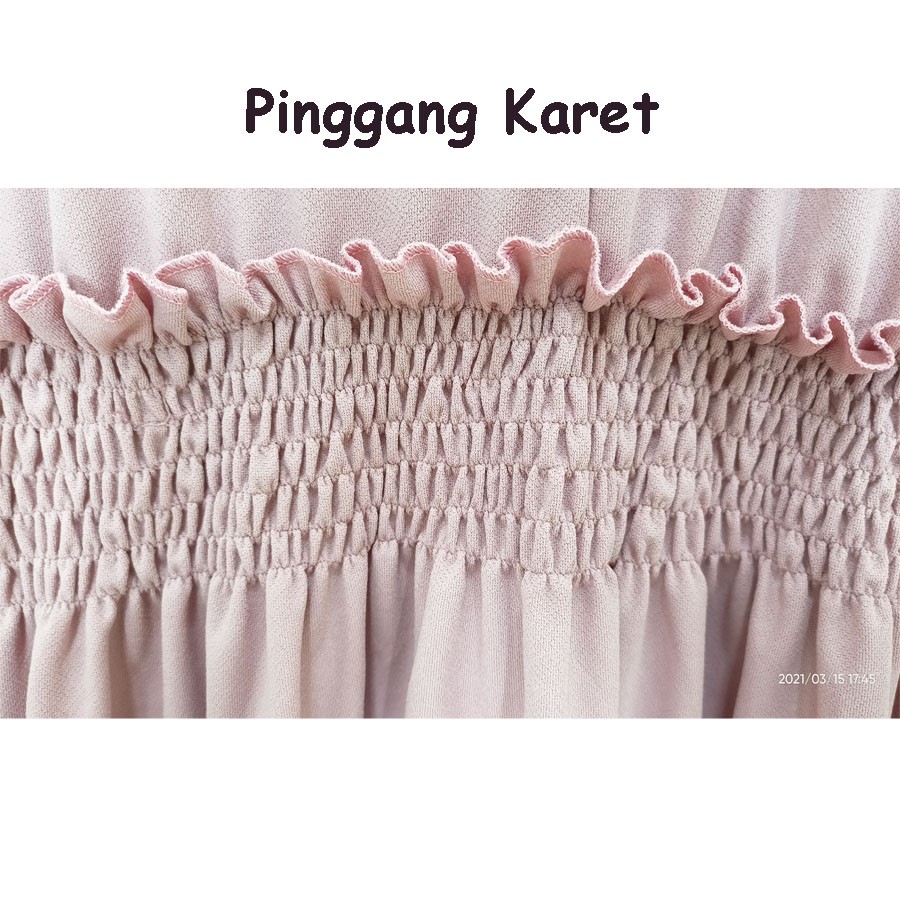 GAMIS RAYA LEIA PINGGANG KARET MAXY DRESS BUSUI WANITA GL FASHION