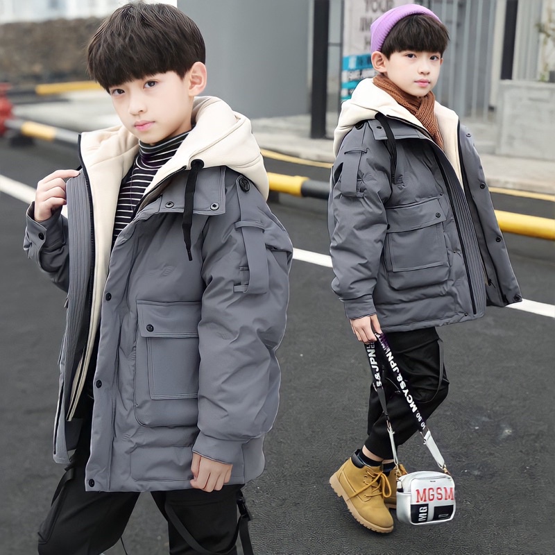 Kids padding coat winter Conan import hangat jacket anak boys boy cowok musim dingin naik gunung mantel padded