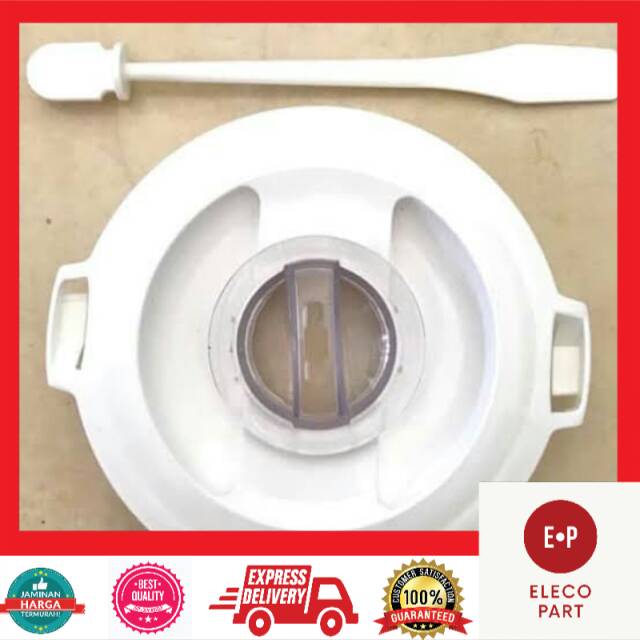 Tutup dan sendok blender philips gelas kaca jus