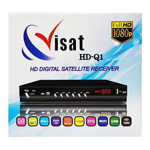 Receiver Parabola Visat HD-Q1 Support Tanberg, Bisskey, PowerVu, CcCamd