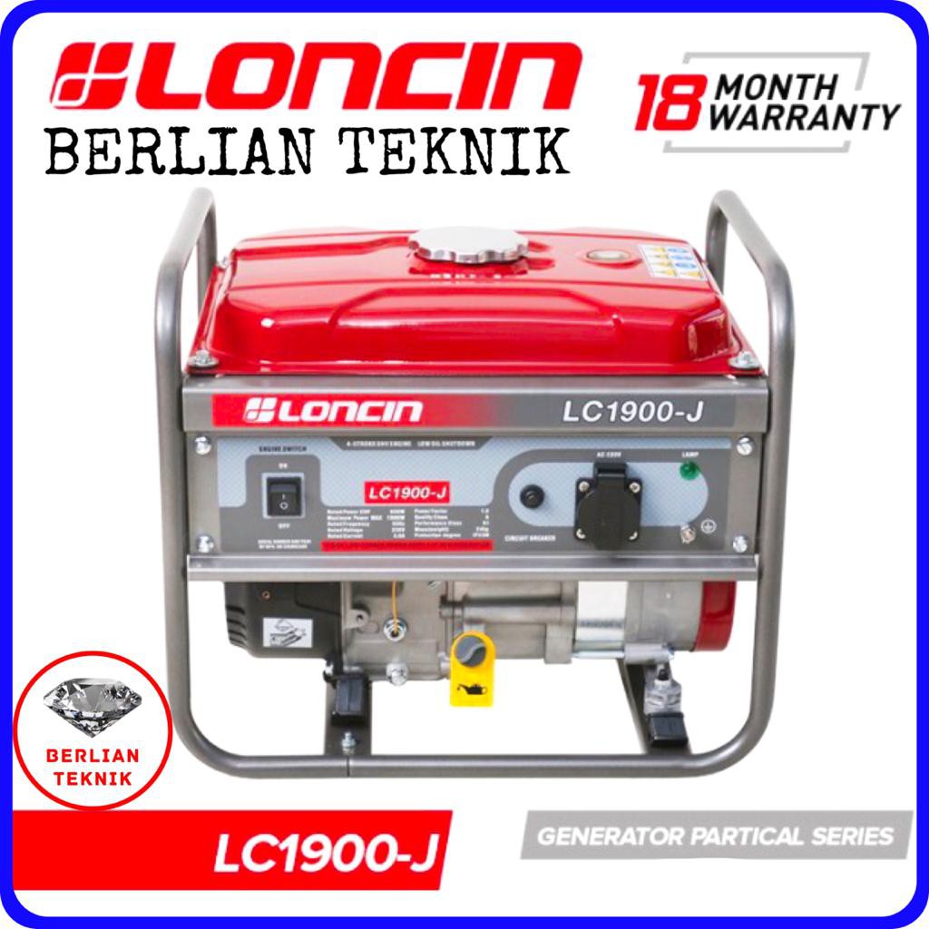 Gasoline Generator Mesin Genset Bensin Loncin LC 1900 / 1000 Watt