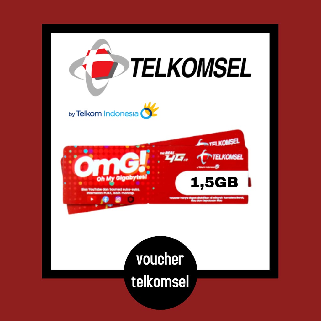 Voucher Data Telkomsel 1,5GB