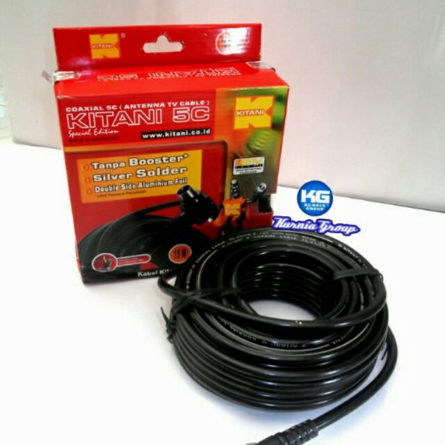 Best Product .!! KABEL ANTENA KITANI 15M Tanpa Boster Tembaga Murni Hasil gambar Jauh lebih jernih