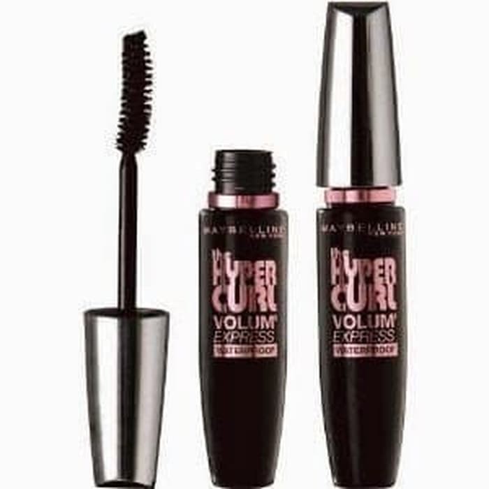 Jual NEW MASCARA MAYBELLINE HYPERCURL MASCARA MAYBELLINE HITAM